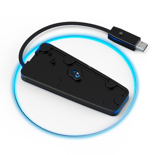 良值(IINE)适用PS5/Slim/PRO主机支架 PS5数字/光驱版通用直立支架 轻薄版收纳架 RGB灯光电竞桌搭 PS配件