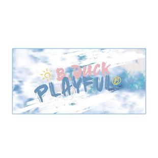 B.Duck游泳浴巾女速干吸水便携沙滩海边新款男成人运动健身毛巾