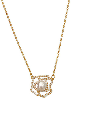 玫瑰人生~法式优雅天然珍珠项链