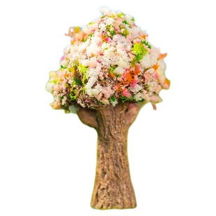 微景观创意仿真绿树花 苔藓DIY园艺生态瓶造场景装饰品配件小摆件