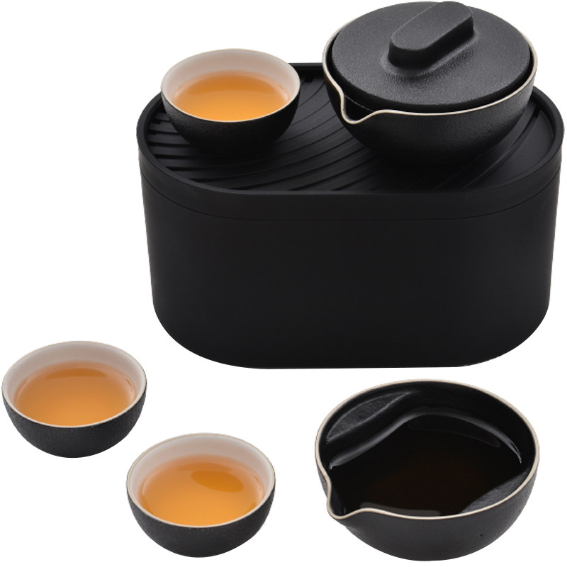 泊喜小巨蛋T1旅行功夫茶具便携式套装户外泡茶套装礼盒便携快客杯