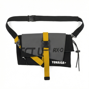 YONAIGA+原创ins机能中性风小众设计感男个性休闲单肩斜挎包包女