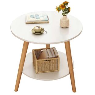 沙发边几网红小茶几简约现代创意床头桌阳台小圆桌可移动小桌子