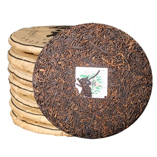 1999景迈普洱茶熟茶饼 熟普洱茶油胍脂却 二十年以上熟普洱茶饼