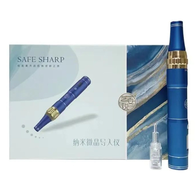 艺安锐M8小蓝笔mts电动微针仪器祛痘中胚层 纳米微晶导入美容仪家