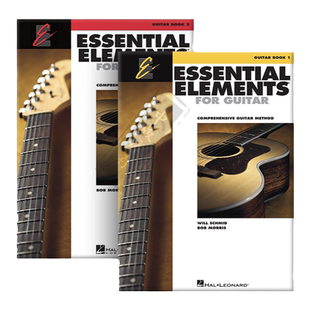 弦乐基本要素 吉他的综合方法教材 全套共两册 海伦德原版乐谱书 Schmid Morris Essential Elements for Guitar