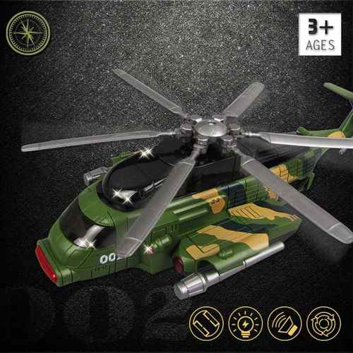 电动灯光万向玩具音乐闪光万向地摊直升机热卖飞机益智夜市