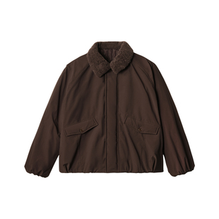 AWT25AW 3M新雪丽棉毛领宽松巴恩风夹克 简约防泼水棉服外套男女