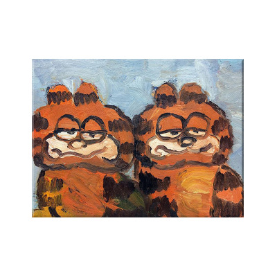 北欧儿童创意艺术画有趣植物挂画
