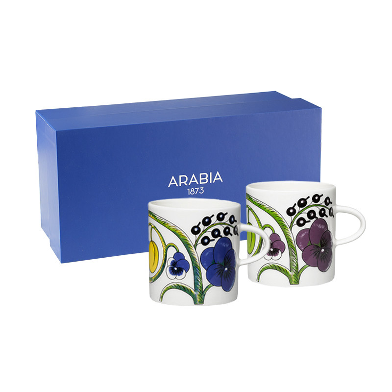 arabia硕果系列陶瓷马克杯对杯