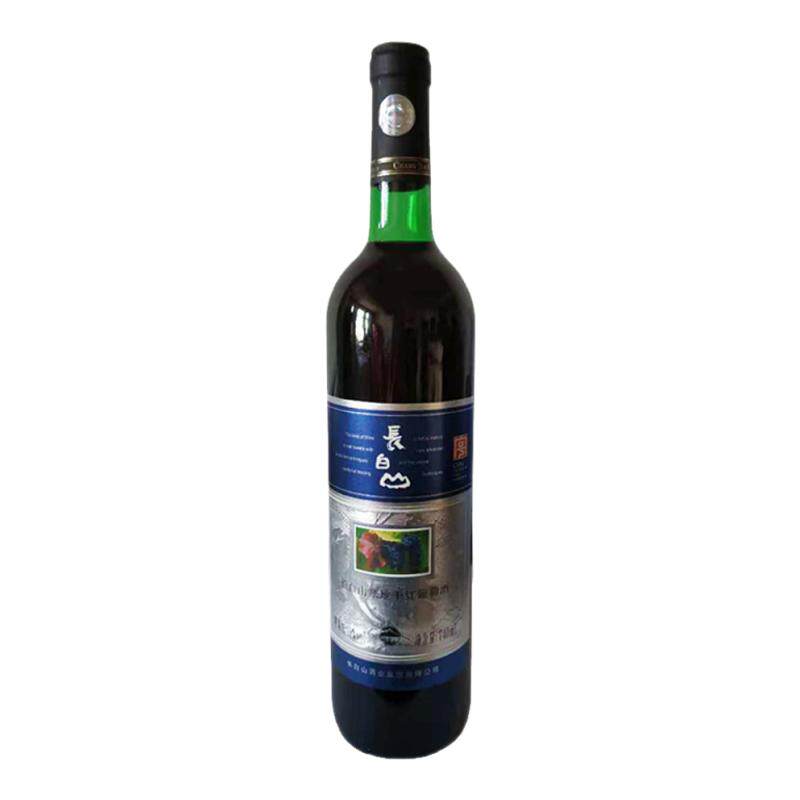长白山葡萄酒寒地干红山葡萄酒红干红静态葡萄酒