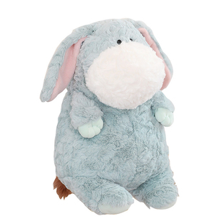 新款可爱治愈呆驴小毛驴屹耳毛绒玩具宿舍抱枕靠垫男女友生日礼物