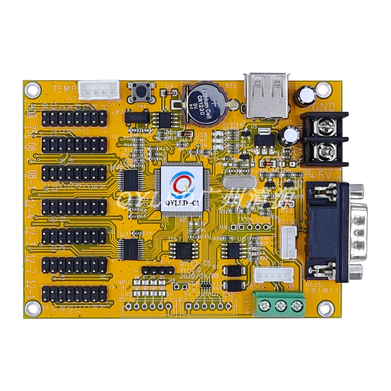 带字库排队机modbus485口控制卡