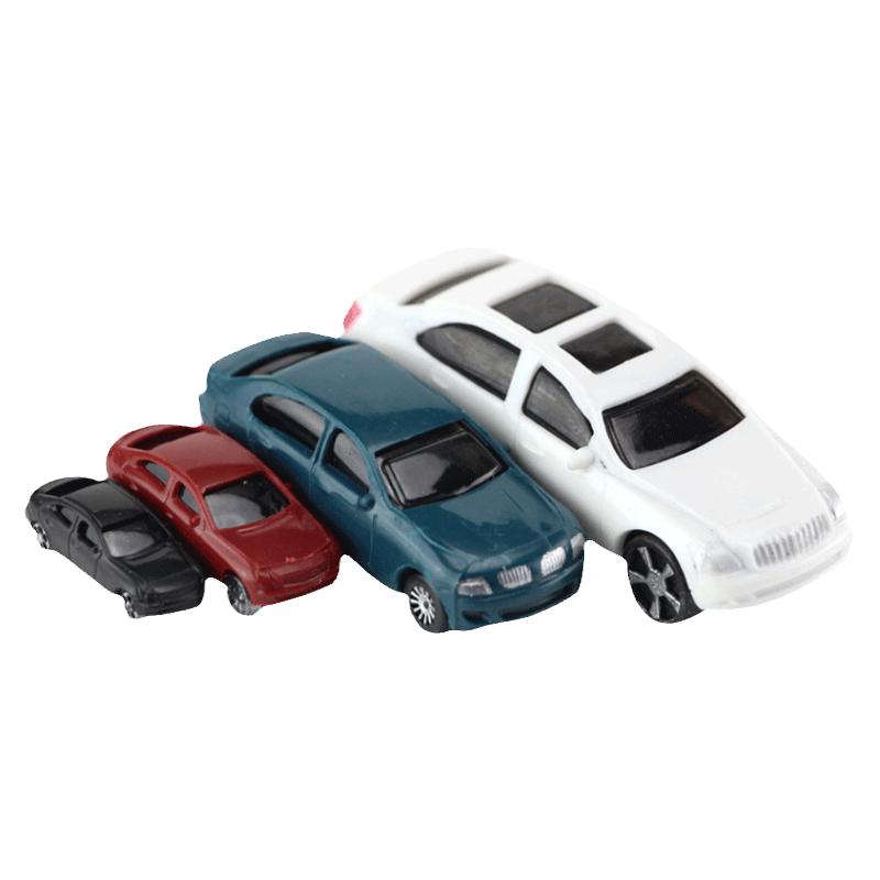 彩色小汽车 DIY 建筑模型沙盘 模型材料 模型车 塑料车 多种比例