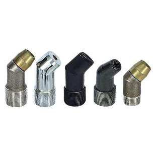 热销高压移动喷砂机纯钨钢管道内壁45度弯头碳化硼喷砂枪喷沙配件