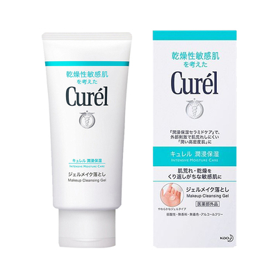 【自营】Curel/珂润保湿卸妆啫喱130ml敏感肌温和不刺激深层清洁