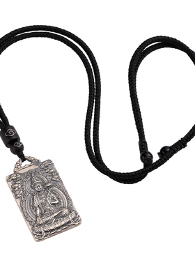 足银999马年本命佛吊坠