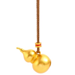 新中式国风古法沙金葫芦吊坠项链男女同款2024新款百搭长款毛衣链