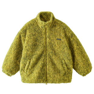 男童冬装外套2026新款儿童秋冬季摇粒绒上衣男孩冬款加绒毛毛衣潮