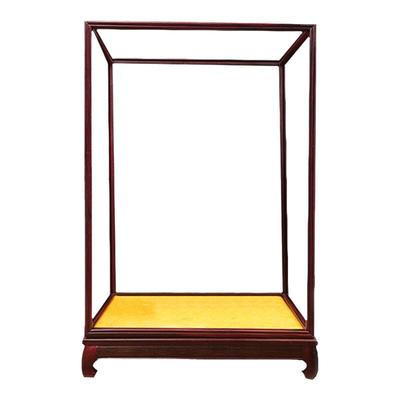 紫檀木玻璃罩专用古董工艺品