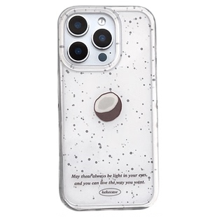 SHERRY*ins风夏日清新泼墨水果插画适用于苹果17ProMax手机壳iPhone16Pro小众少女心15简约14清新13卡通高级