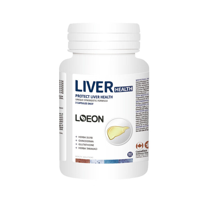 LOEON进口养肝片灵芝奶蓟草水飞蓟熬夜转氨肝脏护保健调理品