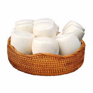 陕西蒲城特产椽头馍老酵面手工蒸馍馒头面食早餐速食小吃北方馍馍