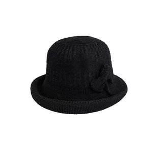 三环路法式复古礼帽百搭卷边小礼帽英伦风日韩盆帽通勤圆顶渔夫帽