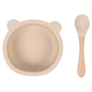 可爱宝宝吃饭碗吸盘碗防摔防烫硅胶儿童餐具婴儿碗婴儿专用碗辅食