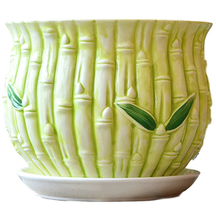 花盆陶瓷简约家用大号特大号特价清仓绿萝兰花小花盆室内多肉花盆