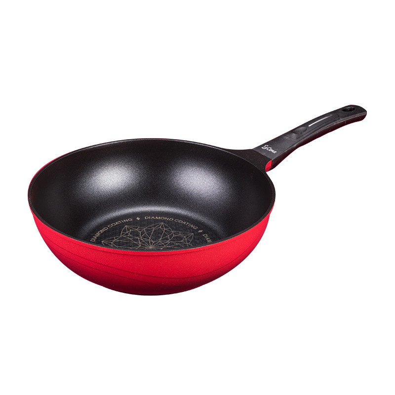 韩国进口钻石炒锅通用28cm30cm