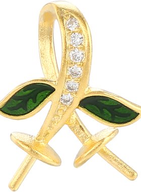 diy天使花卉翅膀5-10吊坠空托