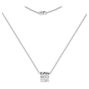 [杨紫同款]APM Monaco Ice冰块可调节毛衣链银项链新品情人节礼物