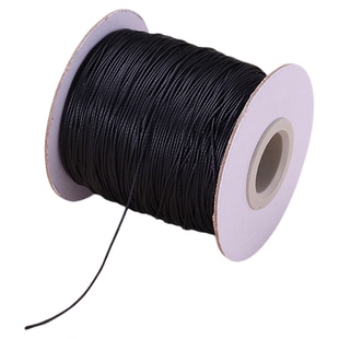 黑色蜡线绳手工编织蜡绳线手链项链吊坠皮绳手绳饰品DIY配件材料