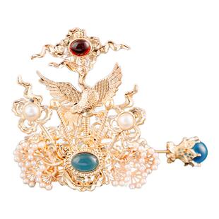 汉服发冠古装男士束发头饰男女发簪日常古风发饰摄影演出cos头冠