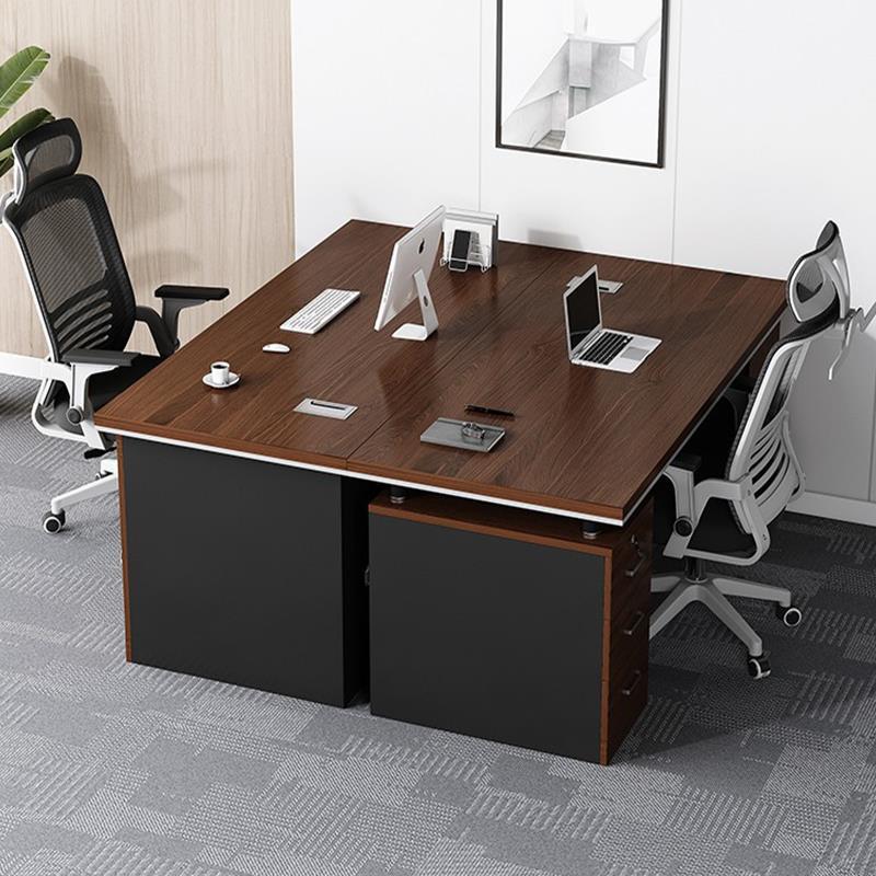 办公桌双人面对面对坐两二2人位组合员工位电脑桌办公室专用桌椅