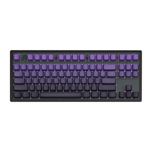 腹灵MK870pro紫气东来侧刻机械键盘无线蓝牙三模电竞游戏办公静音