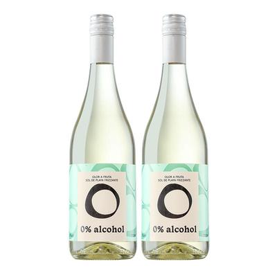 【自营】西班牙进口无酒精莫斯卡托白葡萄酒0度无醇起泡气泡酒