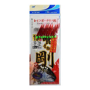 海钓欧娜鱿鱼串钩红真鱼皮炸弹鱼黄鸡路亚刀鱼带鱼夜光珠钓组假饵