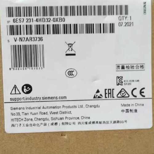 议价西门子6ES72314HD320XB0模拟输入SM123146ES7231-4HD32-0XB0