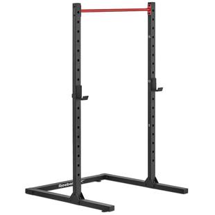 Reebok锐步深蹲架家用杠铃架卧推架可调节引体向上架单双杠龙门架