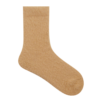 Himade水貂绒中筒袜加绒加厚保暖