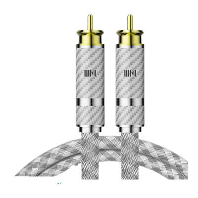开博尔纯银RCA双莲花音频线