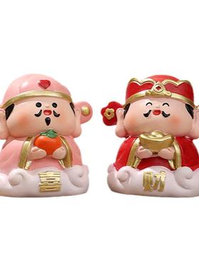 五福临门创意国潮小摆件鸿运当头送礼好物办公桌面装饰彩盒包装