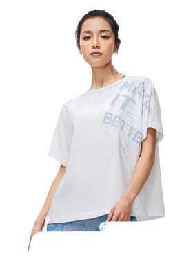 李宁运动短袖女夏季透气健身舒适