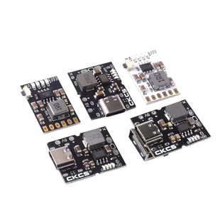 高精度充放电一体模块5V2A Type-C输入 兼容4.2V/4.35V锂电池升压