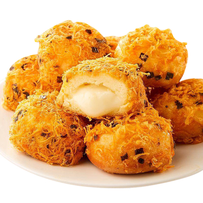 爆浆肉松小贝沙拉酱+奶油≥60%