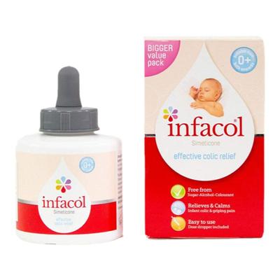 欧洲直邮infacol西甲硅油新生婴幼儿肠绞痛宝宝胃胀气腹绞痛无糖