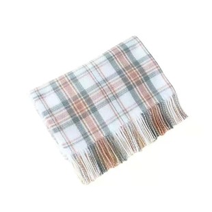 韩版格子流苏围巾女春秋仿羊绒时尚百搭保暖加厚学生情侣围脖披肩
