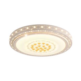 简约大气LED灯客厅灯大型场所圆型大灯会议室礼堂大厅超亮吸顶灯